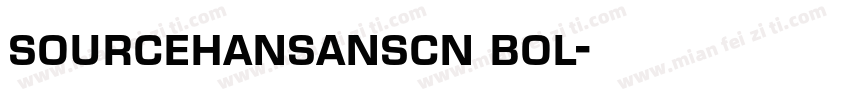 sourcehansanscn bol字体转换